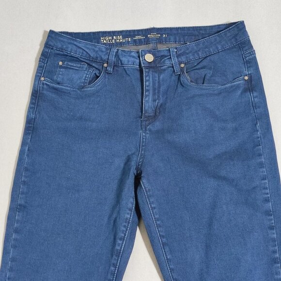 RW&Co. High rise Skinny jeans women's size 31 dark wash ink blue colour - Picture 2 of 14